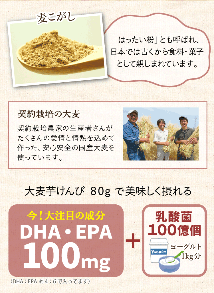 大麦芋けんぴ1kg入説明