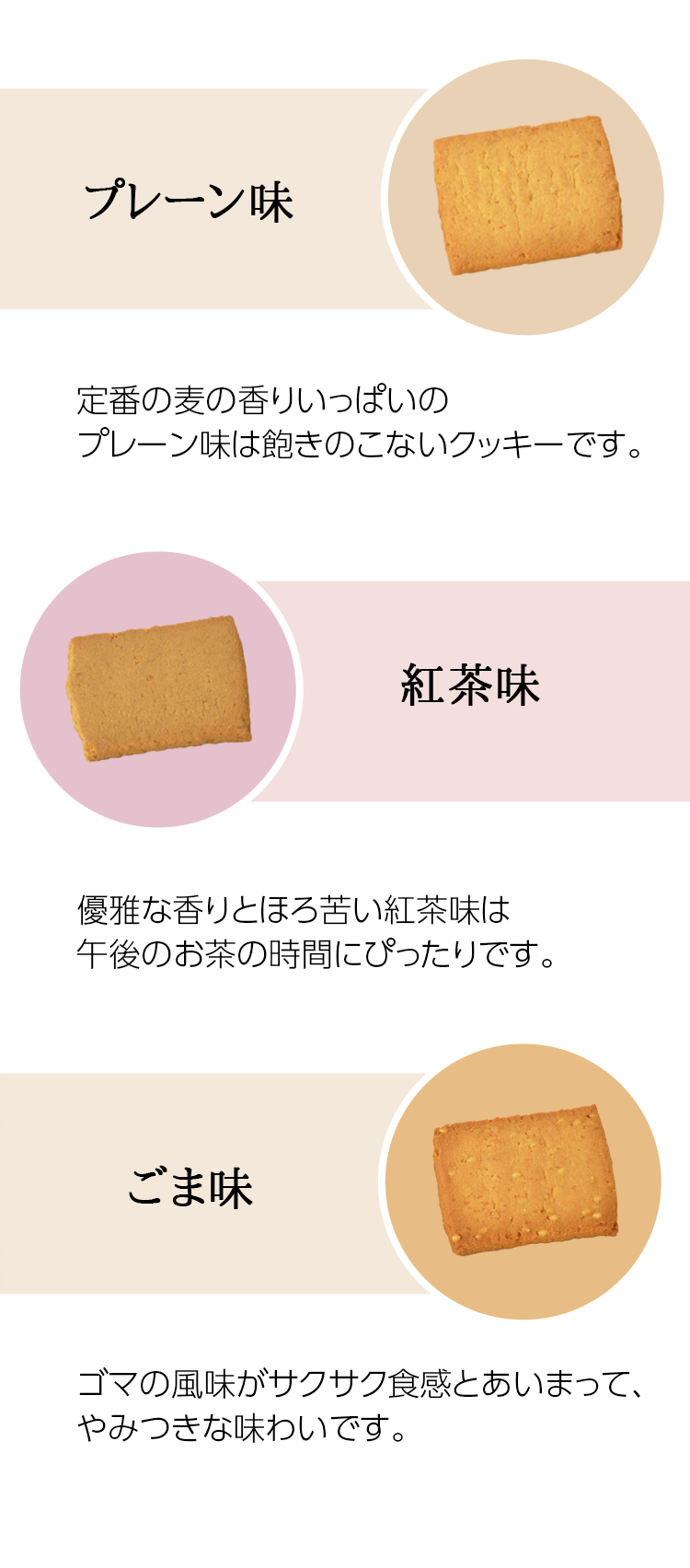 5種のわけあり大麦おからクッキー 1kg入説明